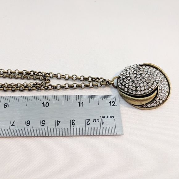 Lulu Frost for J. Crew Swirled Rhinestone Necklace - Picture 8 of 8